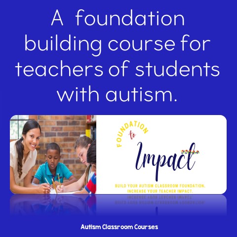 autism classroom courses foundation to impact purple