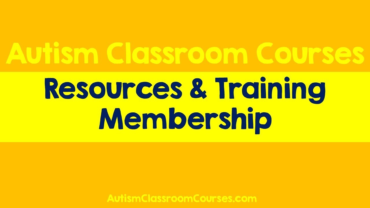 autism classroom courses membership image banner