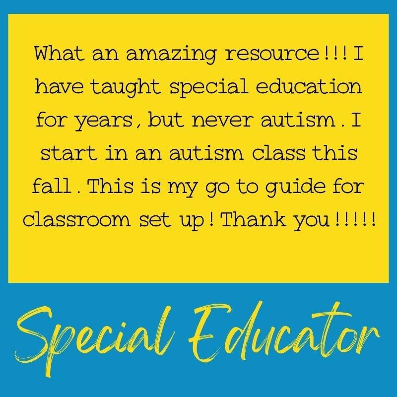 autism classroom teacher testimonial