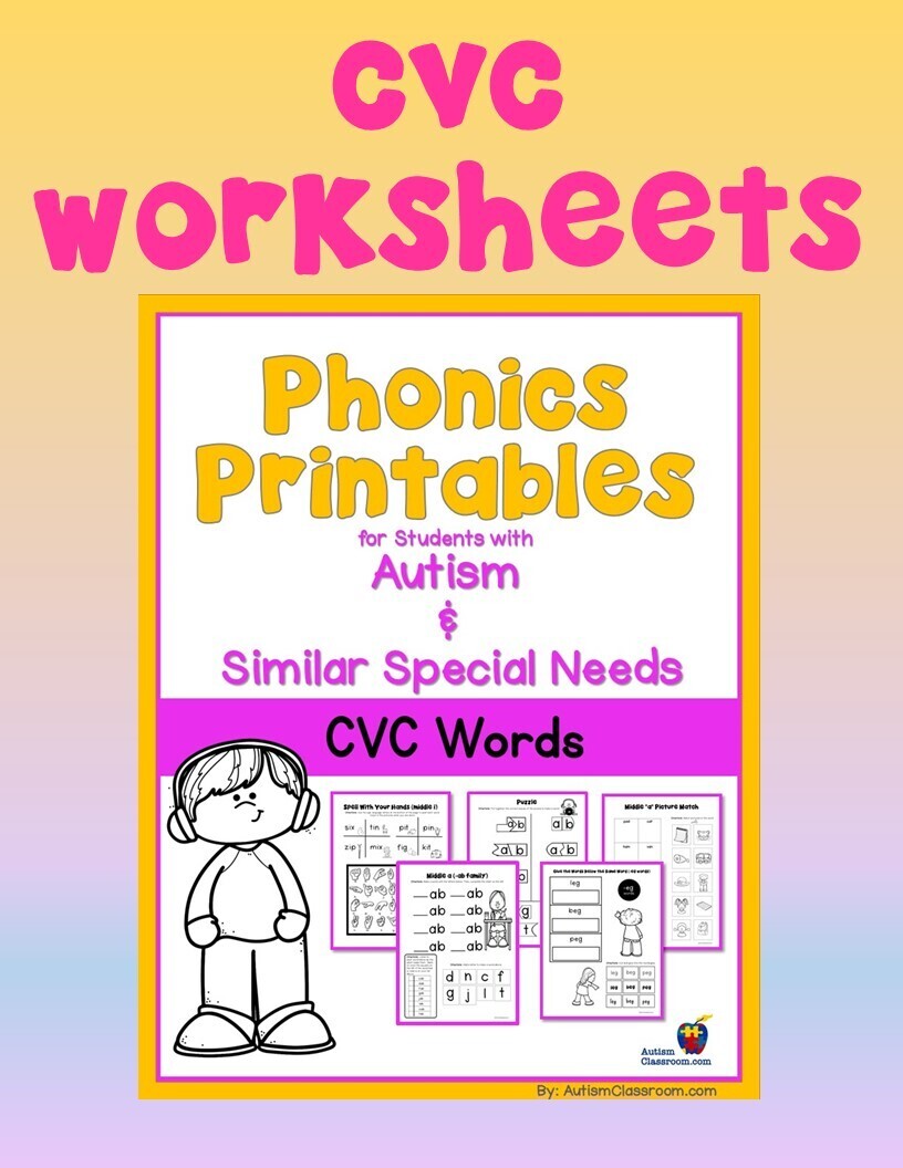 cvc worksheets
