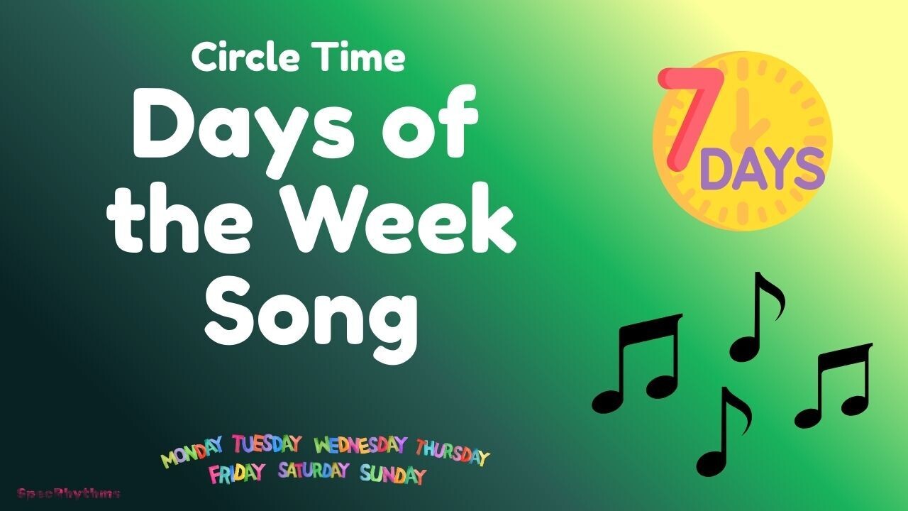 days of the week morning circle