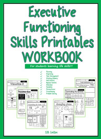 executive functioning worksheets