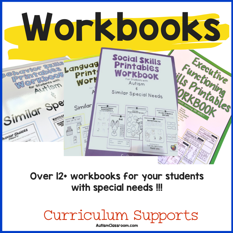special education workbooks