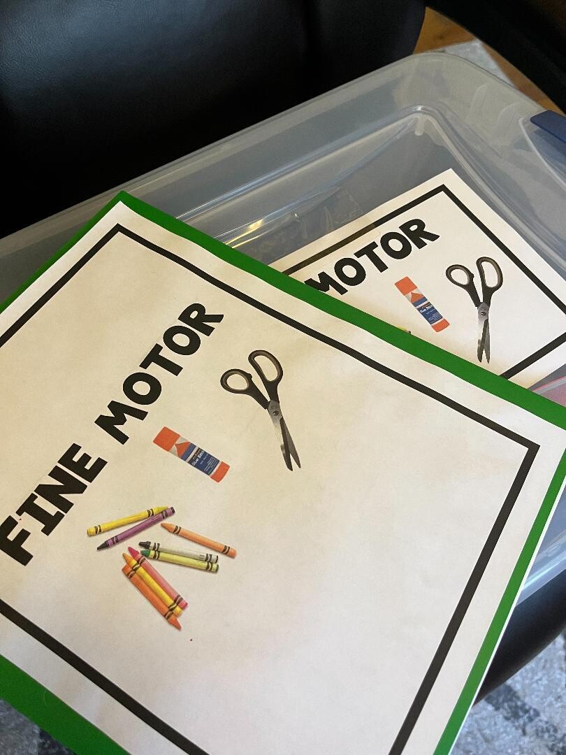 labels for autism classroom bins
