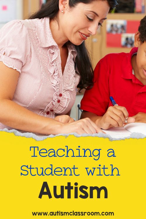 teaching a student with autism spectrum disorder
