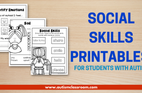 Social Skills Printables (Simplified & Clear Worksheets for Teaching Students)