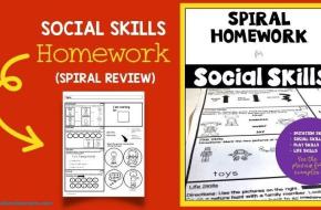 Spiral Social Skills Homework for Students with Autism: A Guide for Teachers 