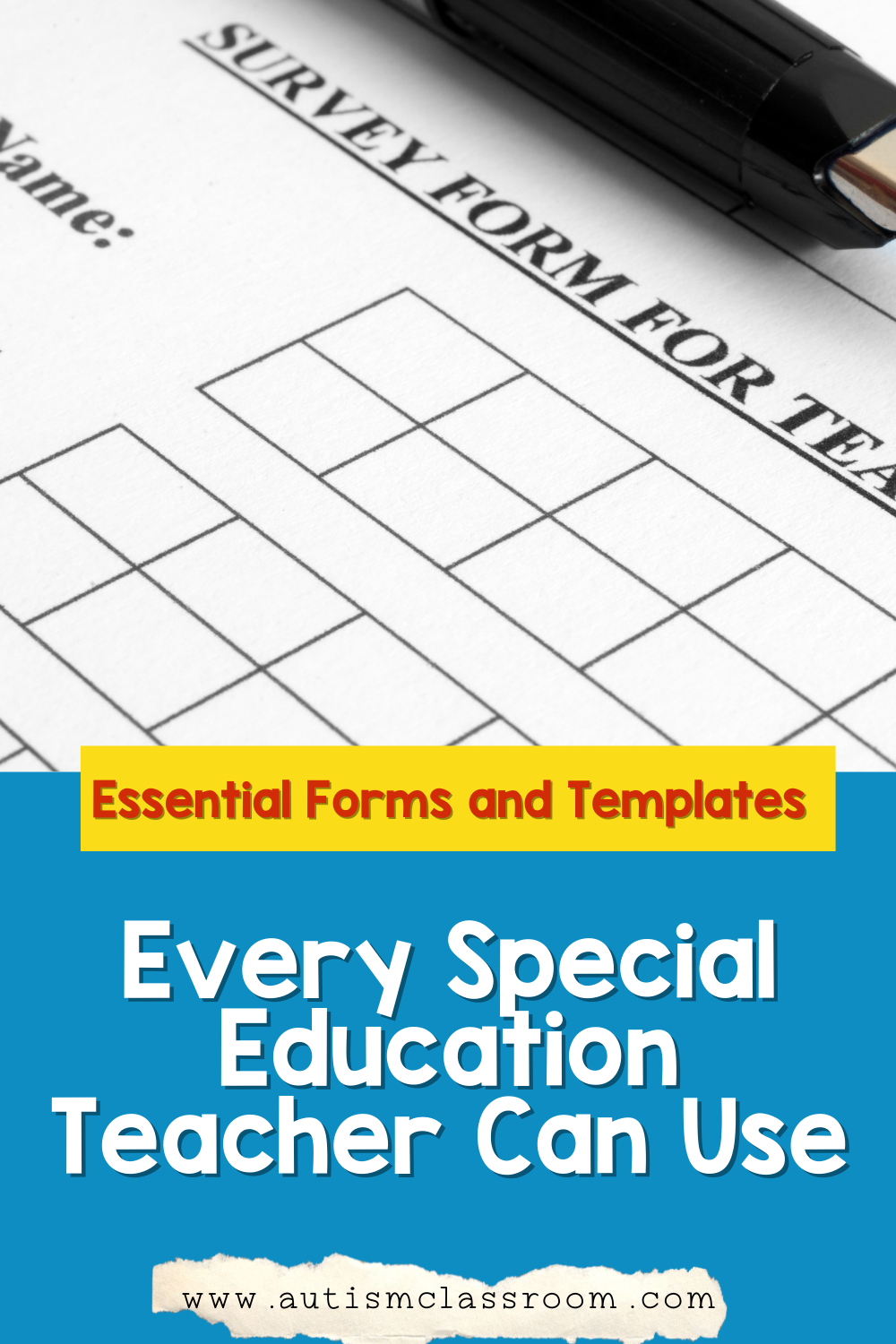 writing an assessment in special ed