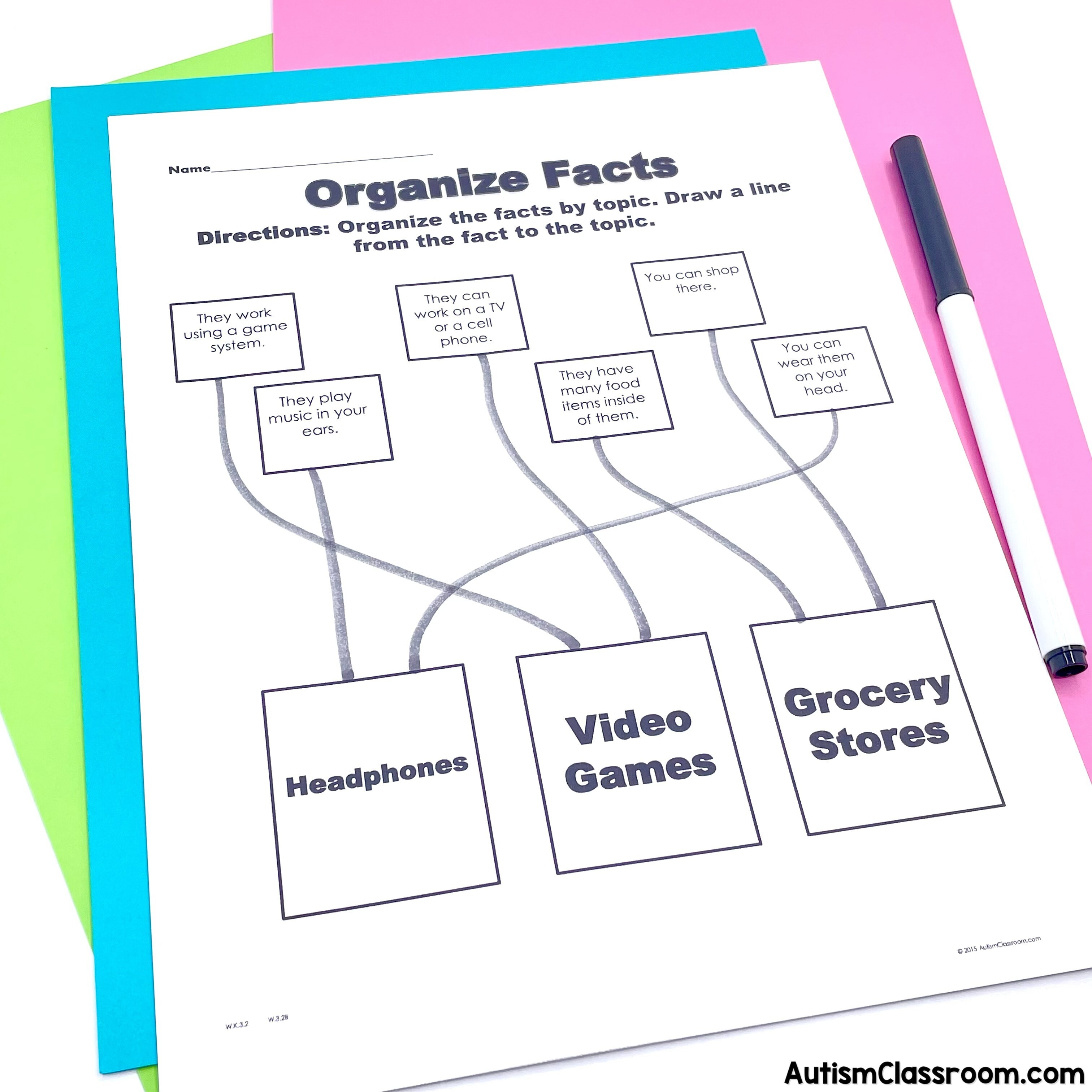 writing skills autism 3